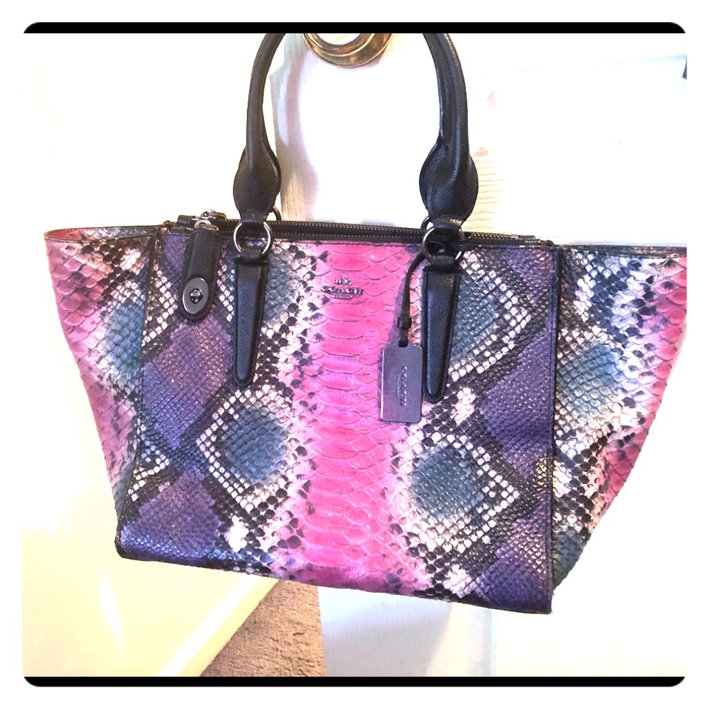 Coach Python handbag